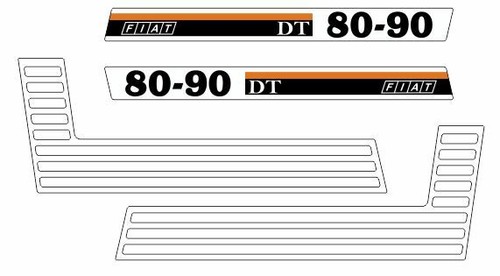 Fiatagri dt decalcomanie - 80, 90